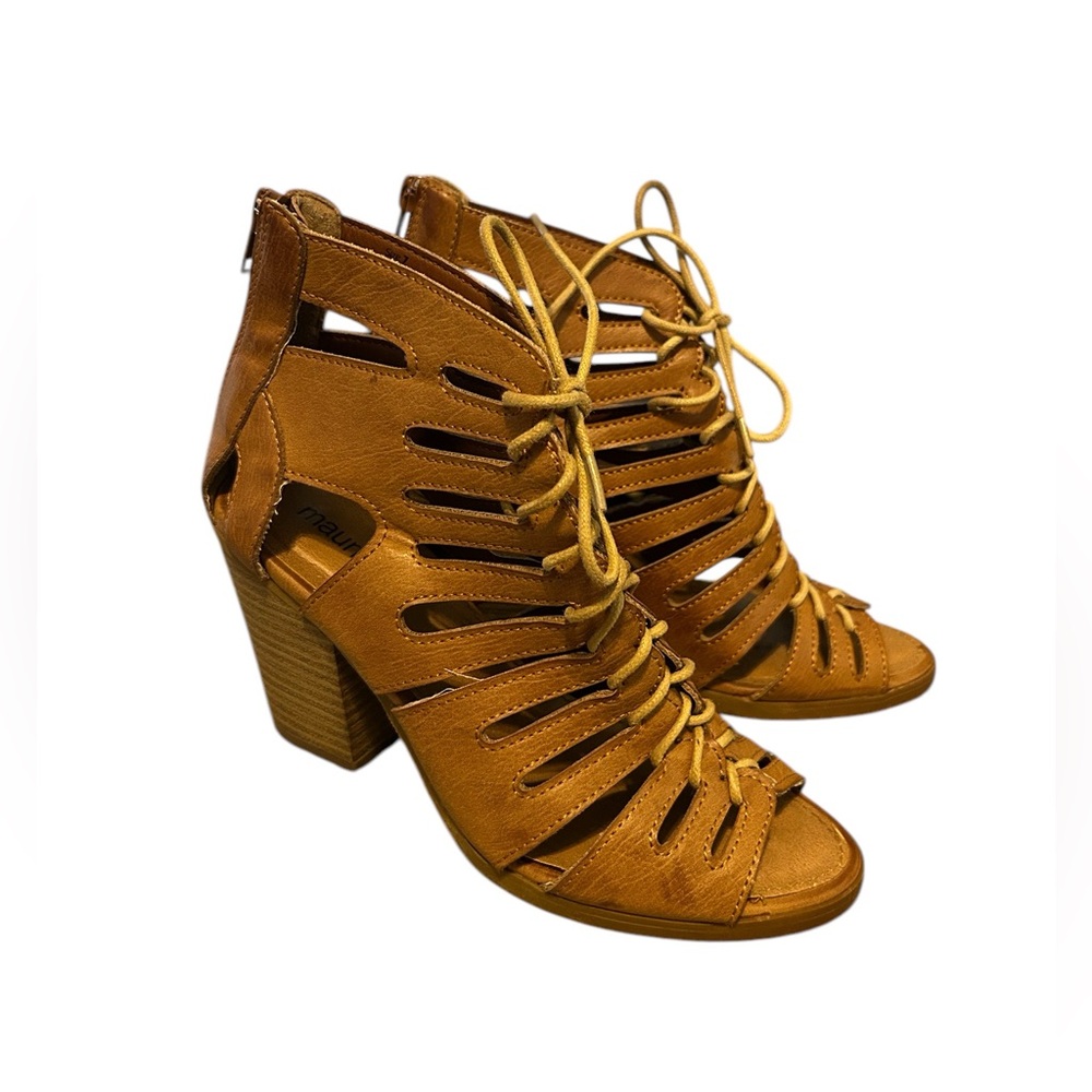 Maurices “Sierra” Lace-up Wedge Heels. Size: 7